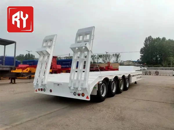 RUIYUAN Low Bed Truck Trailer