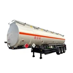 Three-Axle 40, 000 L 4- รถบรรทุกน้ำมันคาร์บอนของคาร์บอน